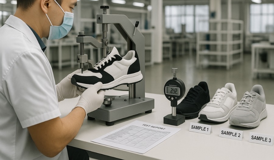 Footwear quality testing