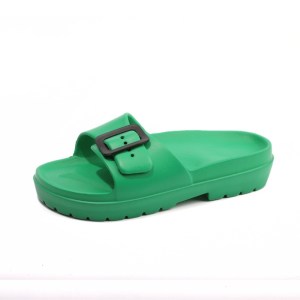 Green EVA Platform Sandals