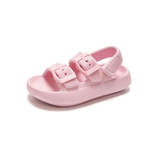 HEVA DDP – Lightweight EVA Slippers for Kids with Adjustable Straps Pink