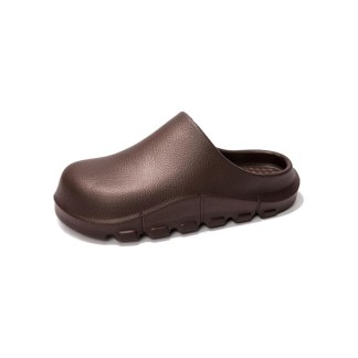 HEVA DDP – One-Piece EVA Slippers with Enclosed Toe and Soft Cushion Brown