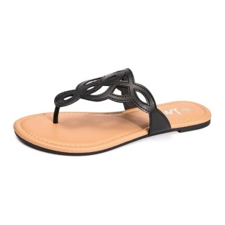 HEVA DTD - Decorative Thong Flip Flops with Stylish Strap Design Blace