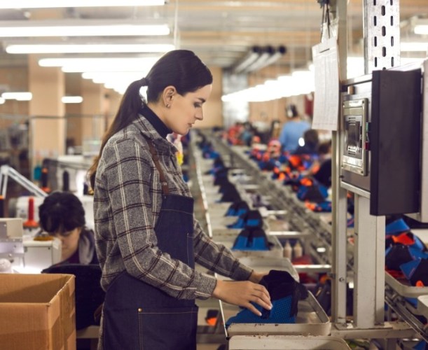 shoe manufacturing line