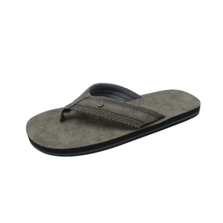 Men's Leather Sandals Beach Flip Flops