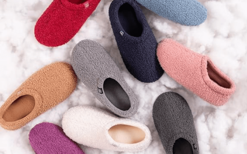 HomeTopEverFoams Curly Fur Loaferslipper